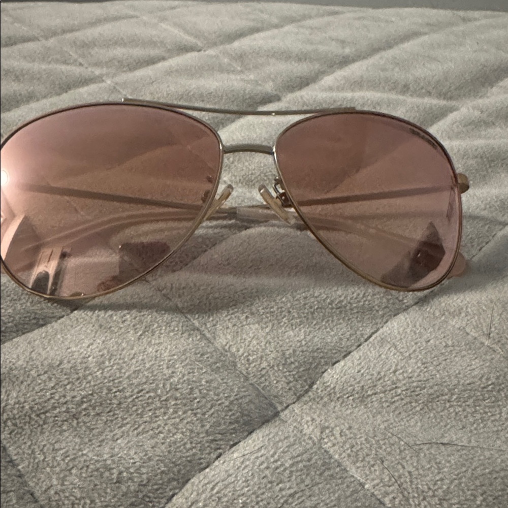 Brand New Coach Aviator Sunglasses with Rose Lenses
